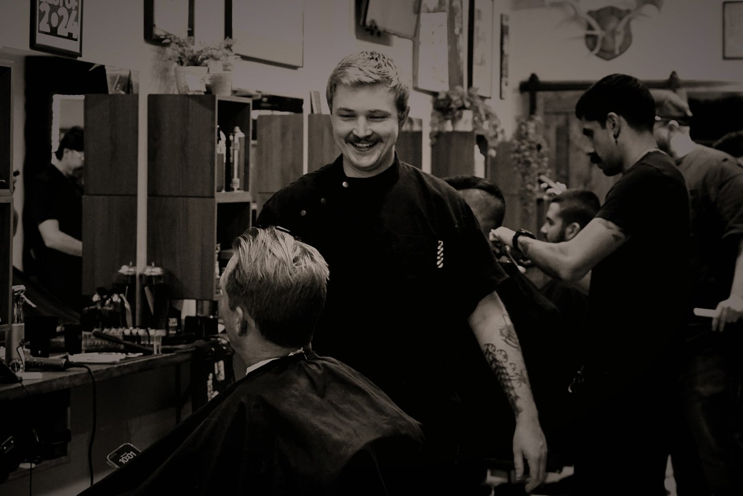A busy day on the floor — APX Barber Co.