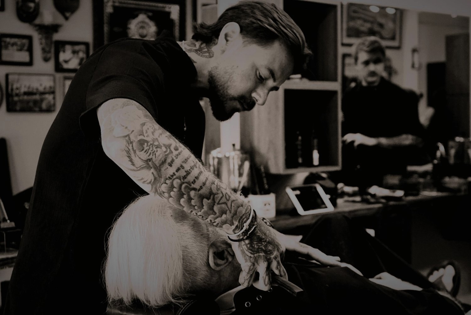 Andre Pergolese at work — APX Barber Co.